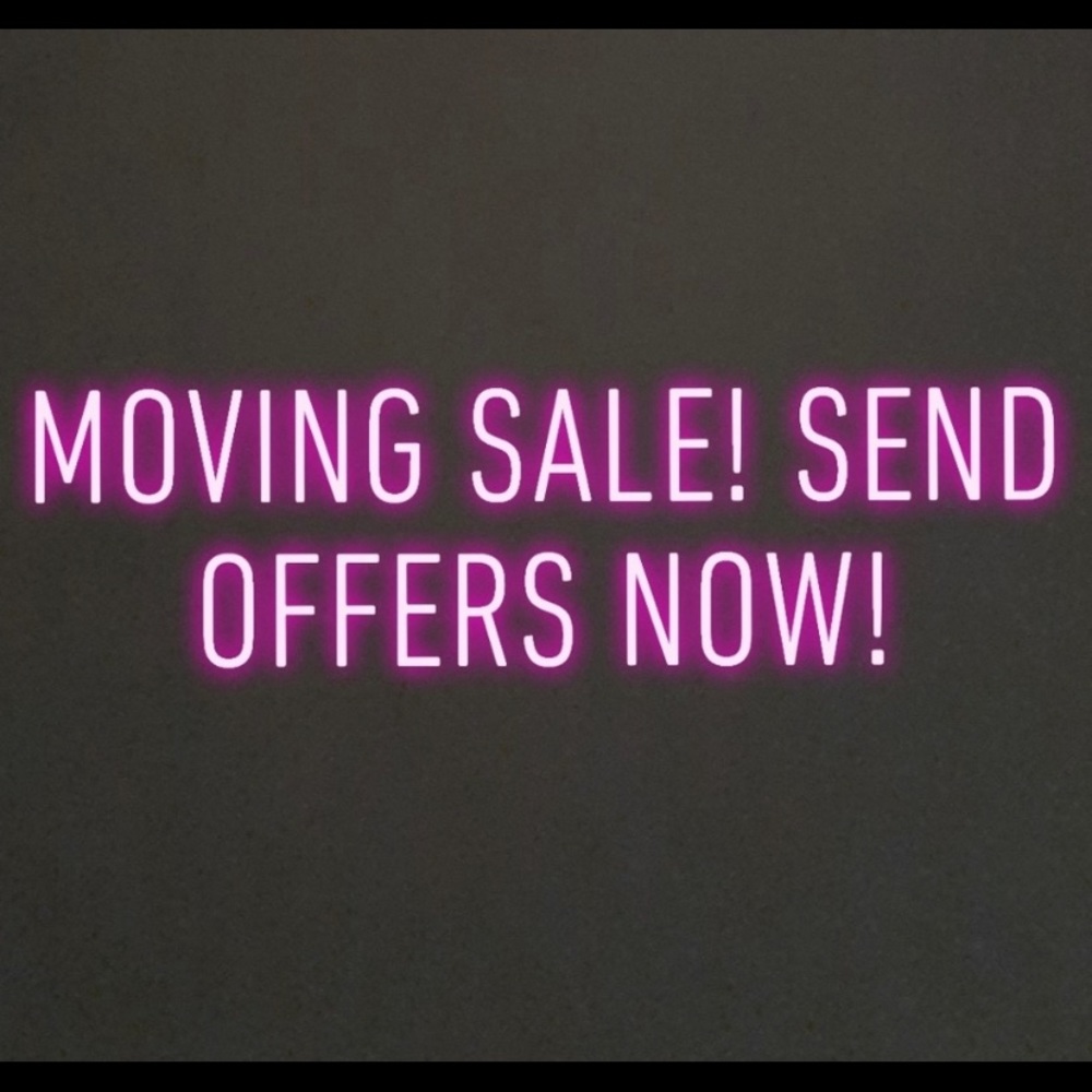 Moving sale! Time to clear out the closet!